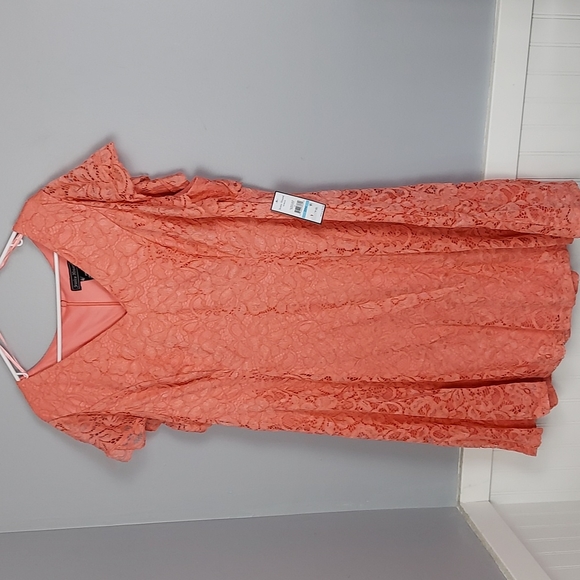 Jessica Howard Dresses & Skirts - NWT Jessica Howard Pink Lace Semi-Formal Dress
